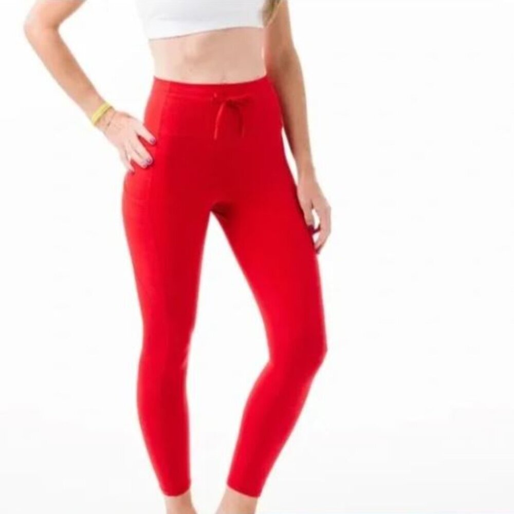Zyia - Battleship Pocket Drawstring Luxe Leggings
